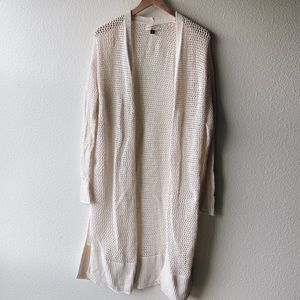 Beachy long cardigan